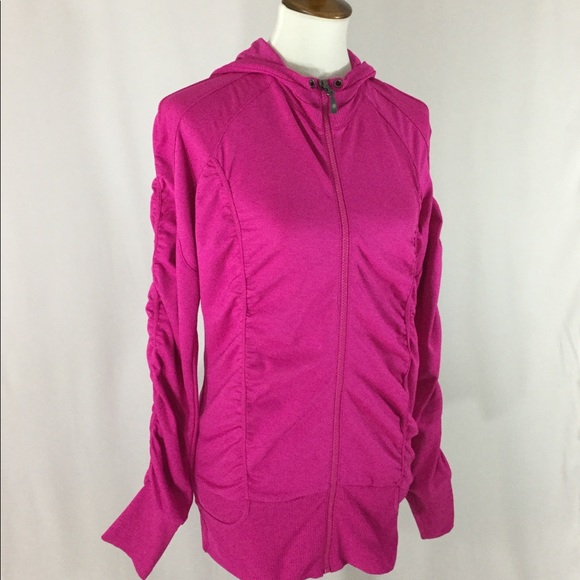 Athleta Jackets & Blazers - Athleta Bright Pink ZIP Jacket